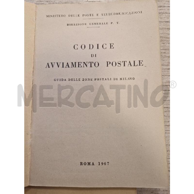 4 LIBRETTI CODICI AVVIAMENTO POSTALE | Mercatino dell'Usato Bologna 3