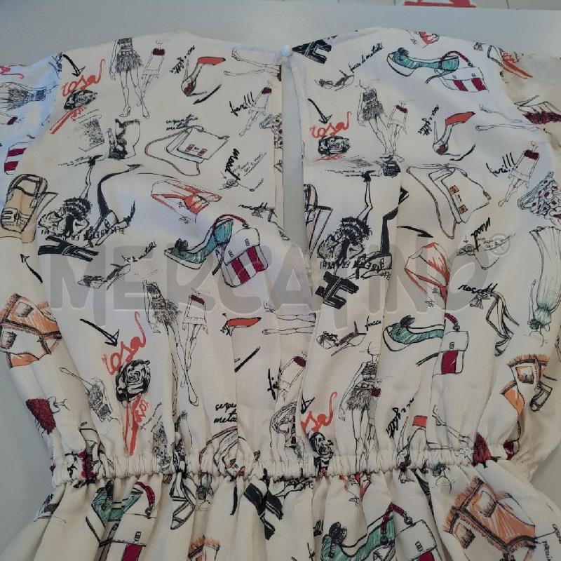 ABITO DONNA ELISABETTA FRANCHI SETA AVORIO DISEGNI | Mercatino dell'Usato Bologna 5