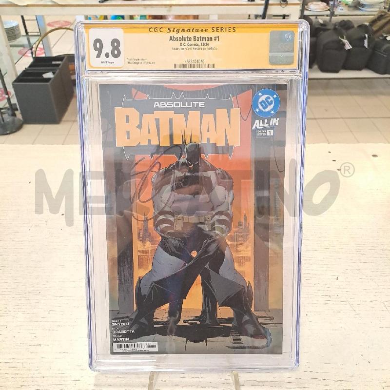 ABSOLUTE BATMAN N.1 FIRMATO DA SCOTT SNYDER GRADATO 9.8 CGC | Mercatino dell'Usato Bologna 1