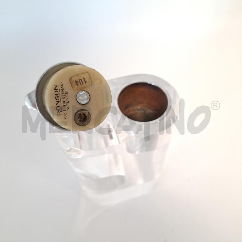 ACCENDINO DA TAVOLO GUZZINI PLEXIGLASS | Mercatino dell'Usato Bologna 3