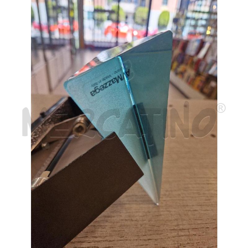 APPLIQUE MURANO MAZZEGA PRISMA AZZURRO | Mercatino dell'Usato Bologna 3