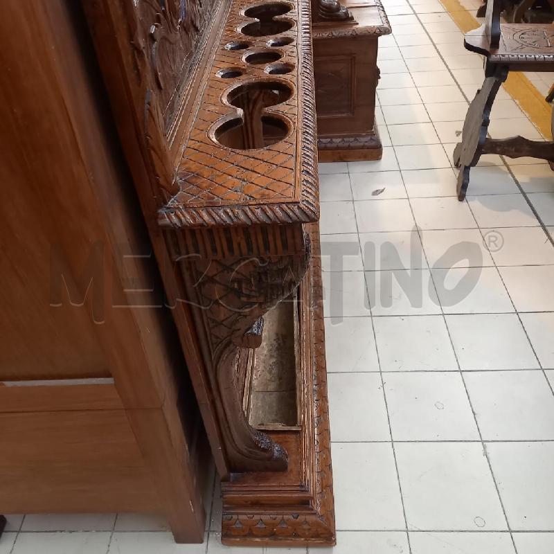ATTACCA PANNI SCOLPITO VECCHIO DA INGRESSO | Mercatino dell'Usato Bologna 5