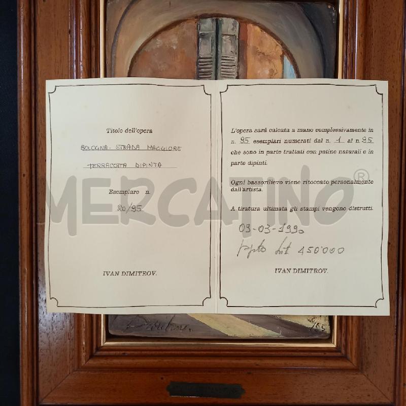 BASSORILIEVO DIMITROV STRADA MAGGIORE | Mercatino dell'Usato Bologna 5