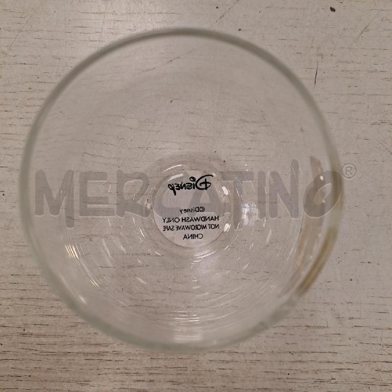 BICCHIERE VETRO DISNEY  | Mercatino dell'Usato Bologna 2