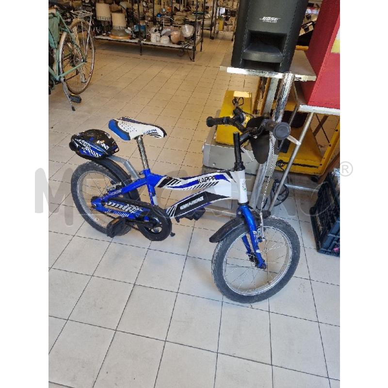 BICICLETTINA BAMBINO GHIRONI BLU NERA BIANCA | Mercatino dell'Usato Bologna 1