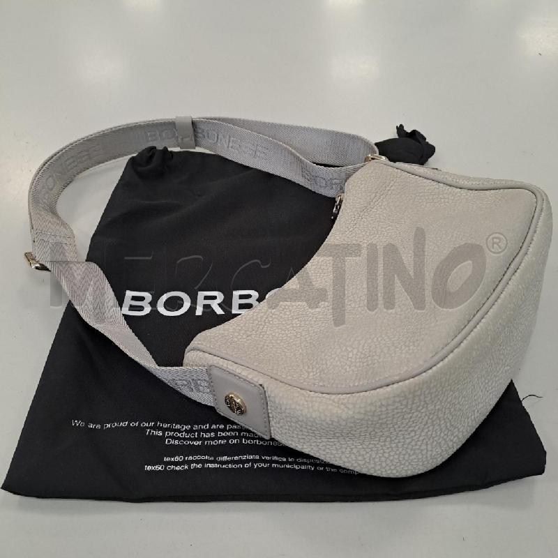 BORSA DONNA BORBONESE GRIGIA CHIARA  | Mercatino dell'Usato Bologna 2