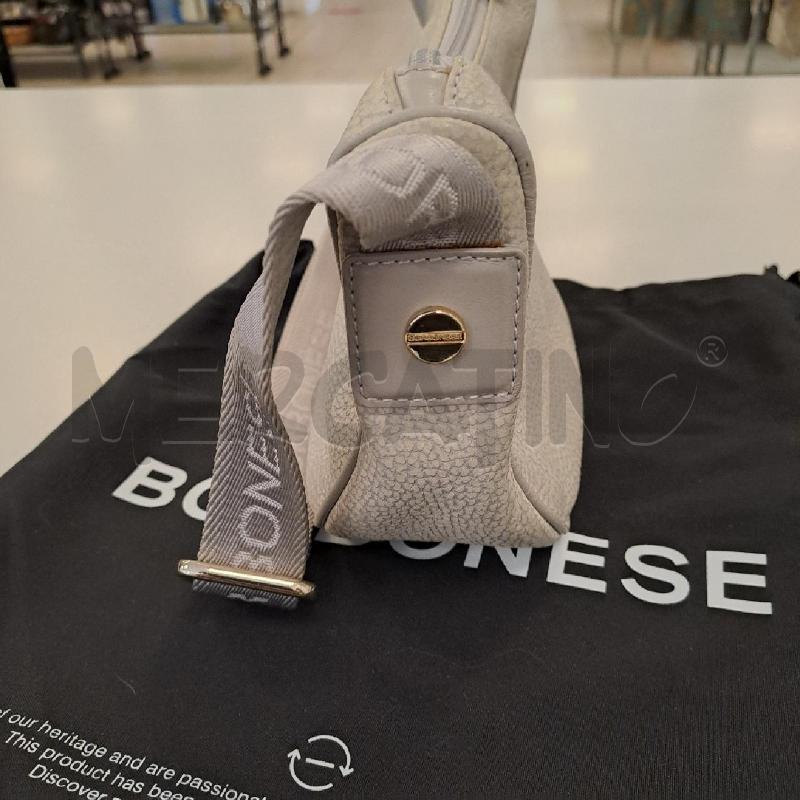 BORSA DONNA BORBONESE GRIGIA CHIARA  | Mercatino dell'Usato Bologna 3