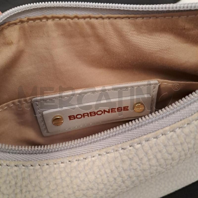 BORSA DONNA BORBONESE GRIGIA CHIARA  | Mercatino dell'Usato Bologna 4