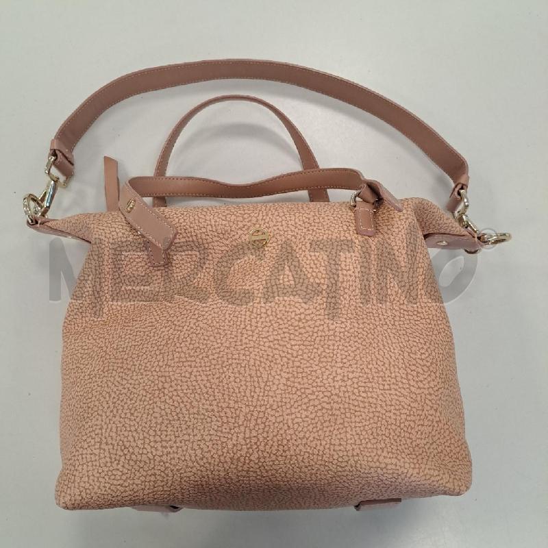 BORSA DONNA BORBONESE ROSA CIPRIA | Mercatino dell'Usato Bologna 1