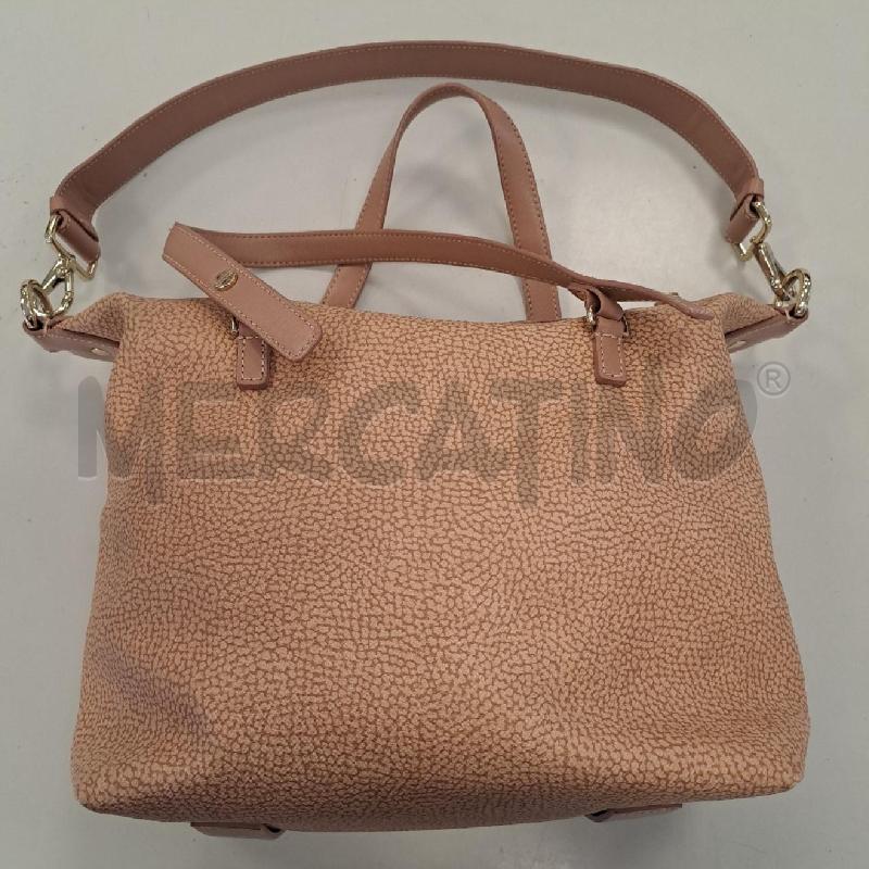 BORSA DONNA BORBONESE ROSA CIPRIA | Mercatino dell'Usato Bologna 3