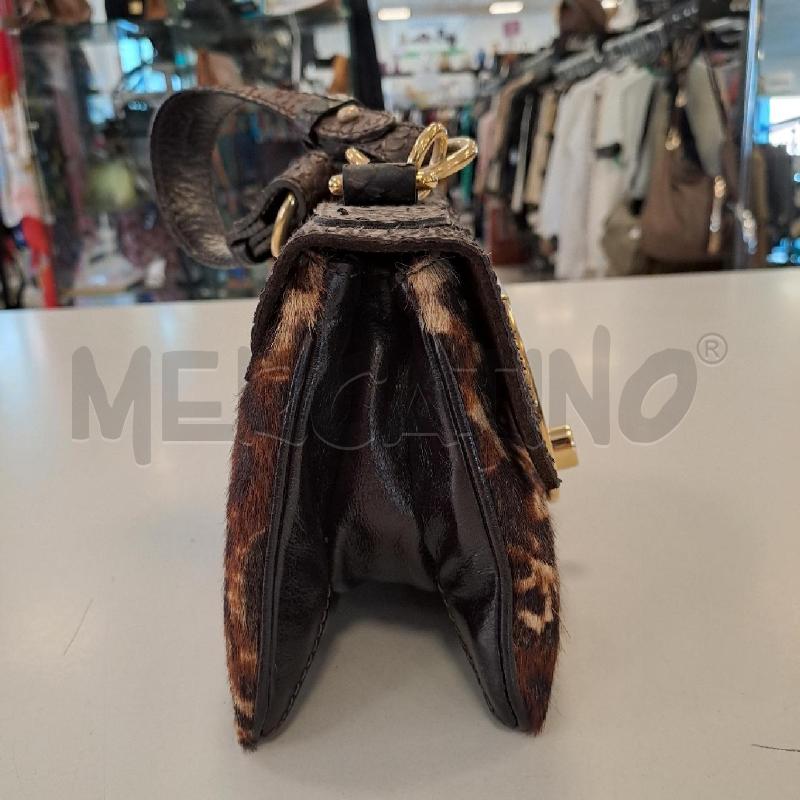 BORSA DONNA COCCINELLE PELLE E CAVALLINO LEOPARDATO | Mercatino dell'Usato Bologna 2