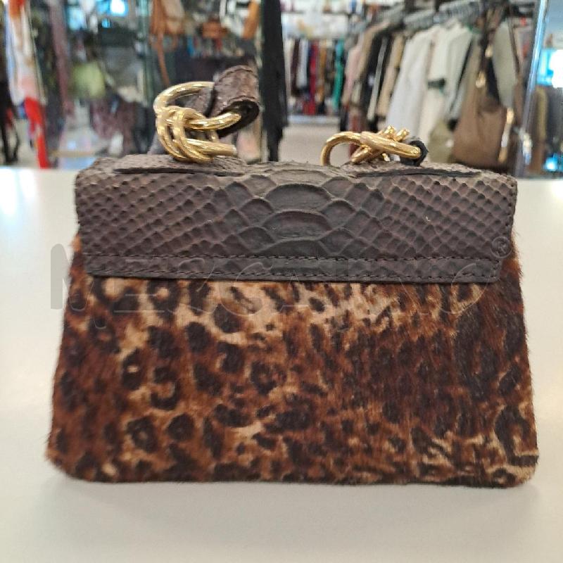 BORSA DONNA COCCINELLE PELLE E CAVALLINO LEOPARDATO | Mercatino dell'Usato Bologna 3