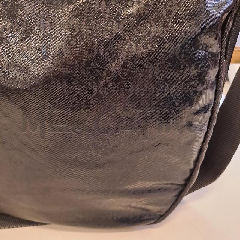BORSA DONNA COCCINELLE TELA NERO LUCIDO MONOGRAM | Mercatino dell'Usato Bologna 2