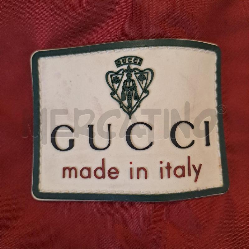 BORSA DONNA GUCCI TELA NYLON BORDEAUX TRACOLLA | Mercatino dell'Usato Bologna 2