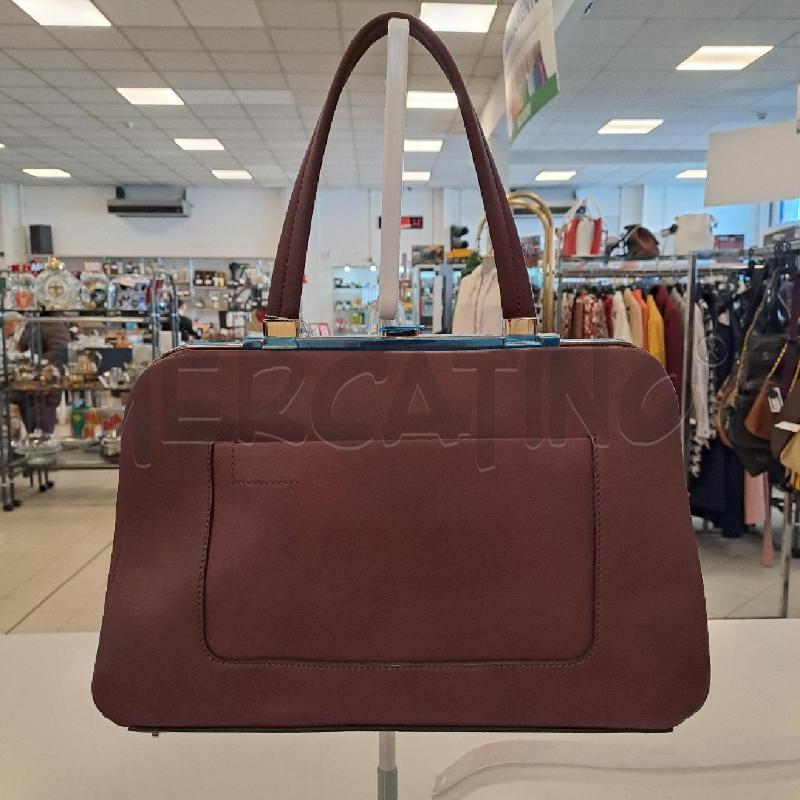 BORSA DONNA LANCEL MARRONE BORDEAUX | Mercatino dell'Usato Bologna 1