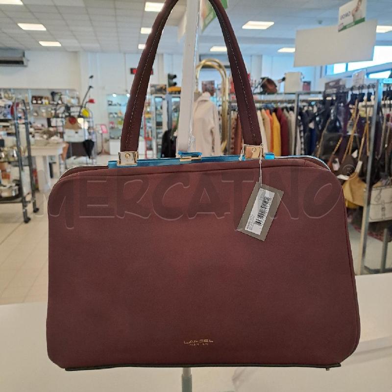 BORSA DONNA LANCEL MARRONE BORDEAUX | Mercatino dell'Usato Bologna 3