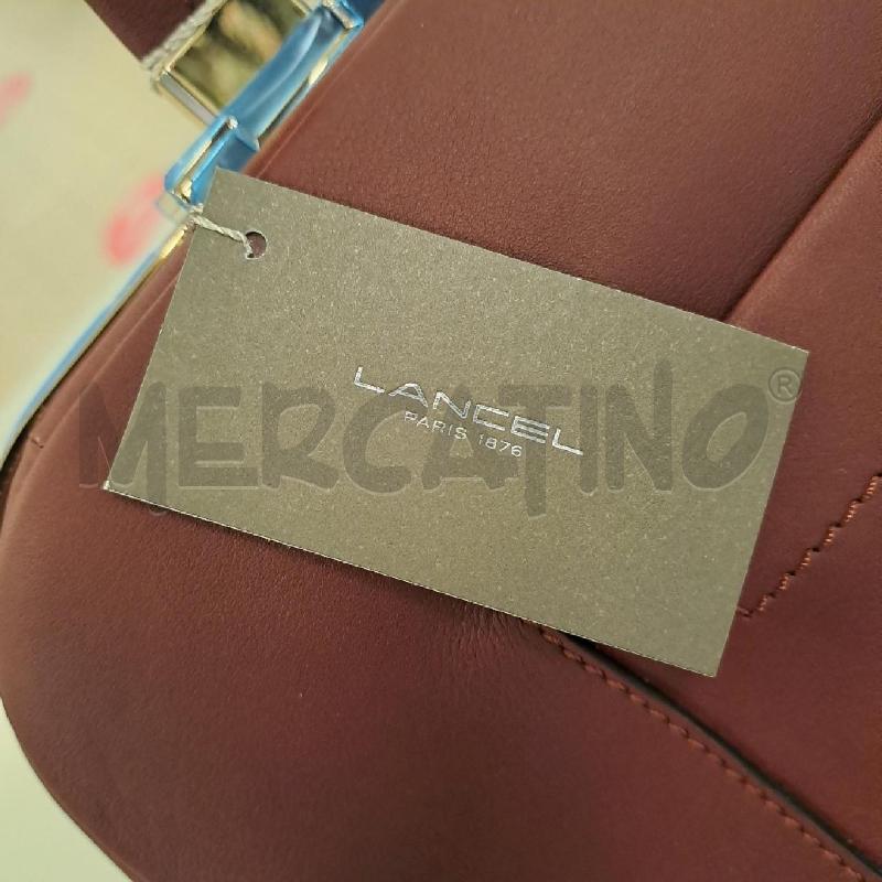BORSA DONNA LANCEL MARRONE BORDEAUX | Mercatino dell'Usato Bologna 4