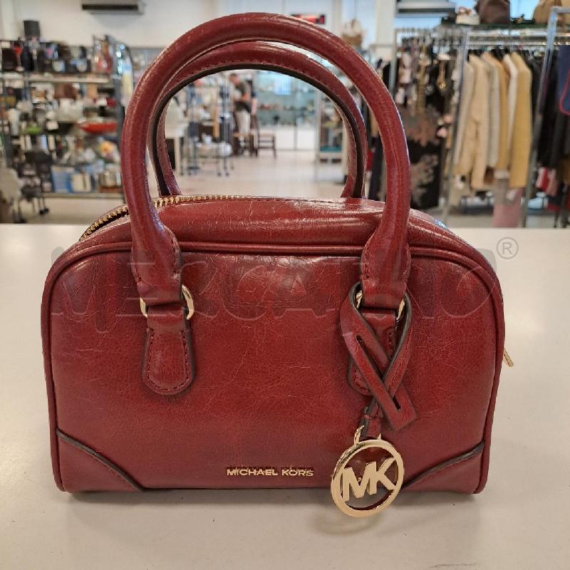 BORSA DONNA MICHAEL KORS PELLE BORDEAUX | Mercatino dell'Usato Bologna 1