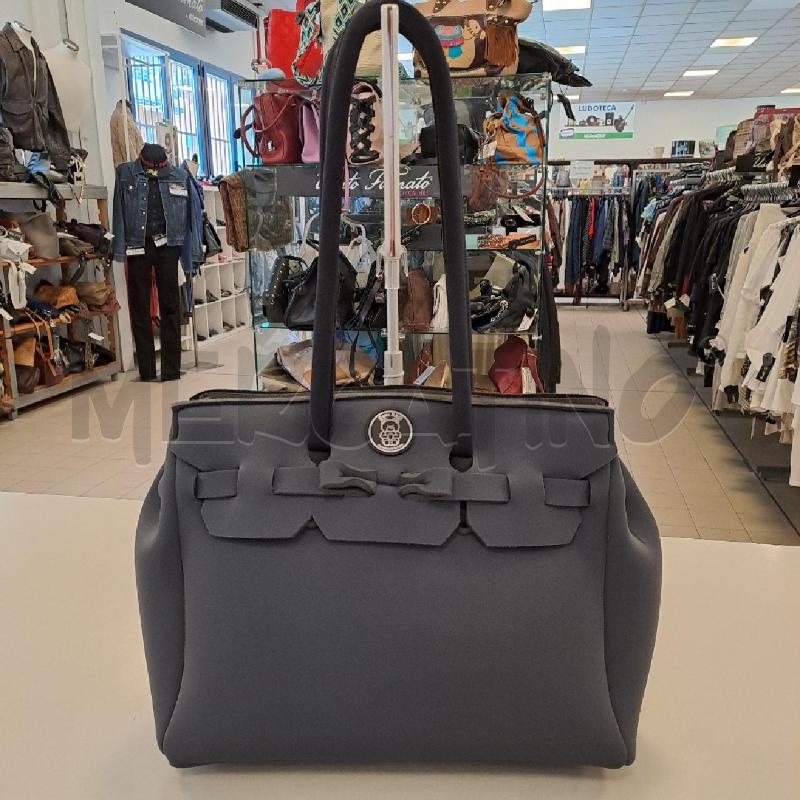 BORSA DONNA OURS BAG GRIGIO SCURO | Mercatino dell'Usato Bologna 1