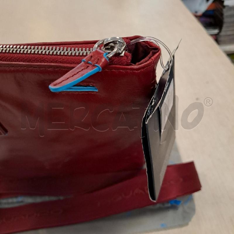 BORSA DONNA PIQUADRO ROSSO SCURO | Mercatino dell'Usato Bologna 4