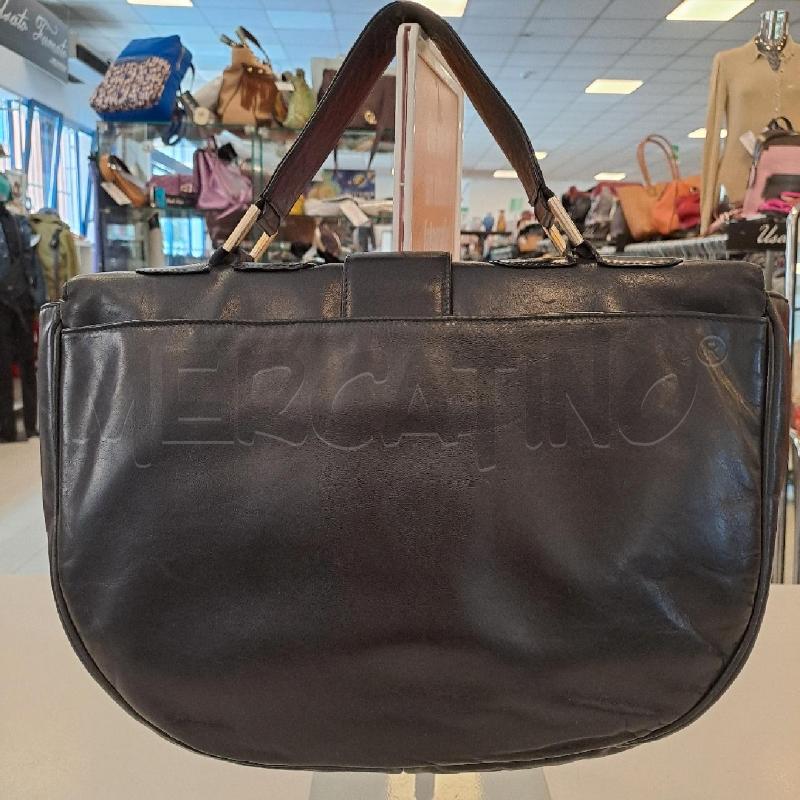BORSA DONNA ROBERTA DI CAMERINO PELLE NERO A MANO | Mercatino dell'Usato Bologna 2
