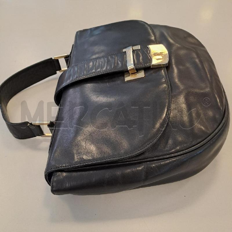 BORSA DONNA ROBERTA DI CAMERINO PELLE NERO A MANO | Mercatino dell'Usato Bologna 4