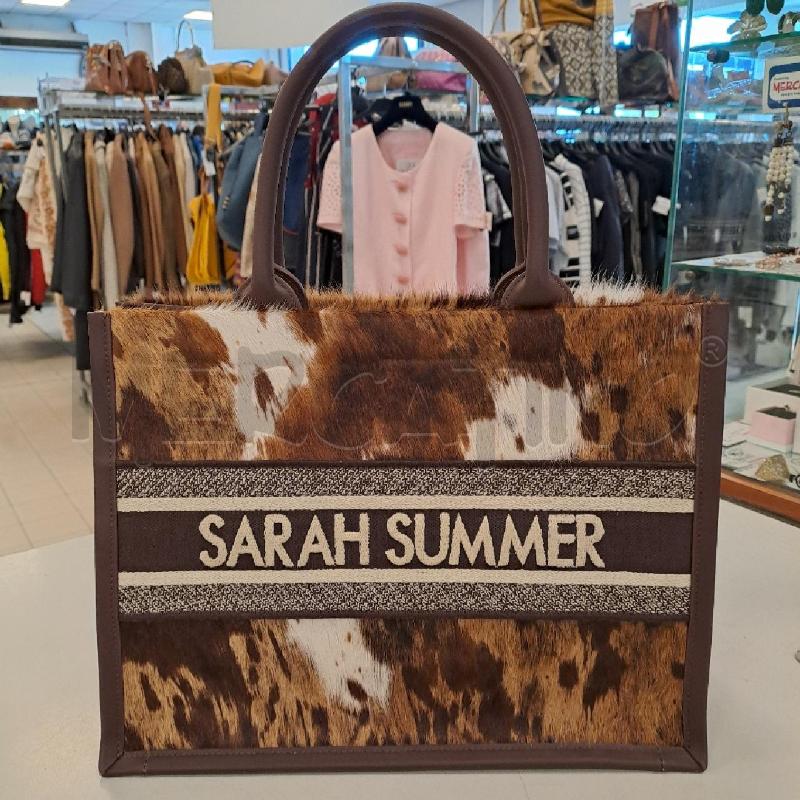 BORSA DONNA SARA SUMMER CAVALLINO MARRONE | Mercatino dell'Usato Bologna 1
