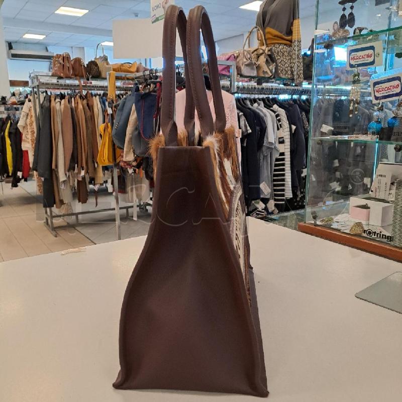 BORSA DONNA SARA SUMMER CAVALLINO MARRONE | Mercatino dell'Usato Bologna 3