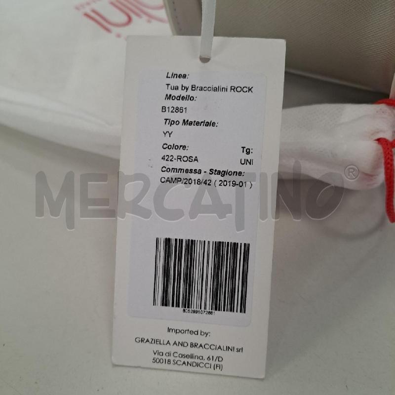 BORSA DONNA TUA BRACCIALINI ROCK ROSA | Mercatino dell'Usato Bologna 4