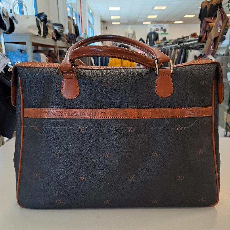 BORSA DONNA VALENTINO GARAVANI NERA E CUOIO | Mercatino dell'Usato Bologna 1