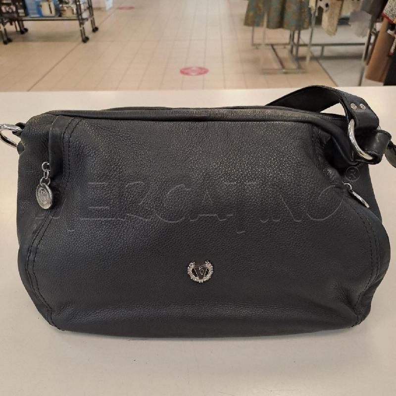 BORSA DONNA VALLEVERDE PELLE NERA | Mercatino dell'Usato Bologna 1
