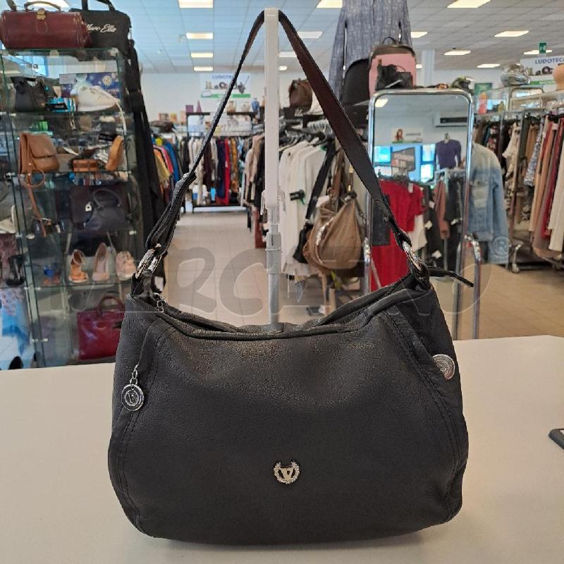 BORSA DONNA VALLEVERDE PELLE NERA | Mercatino dell'Usato Bologna 2