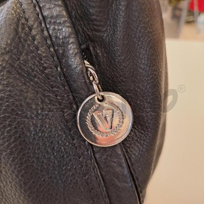 BORSA DONNA VALLEVERDE PELLE NERA | Mercatino dell'Usato Bologna 3