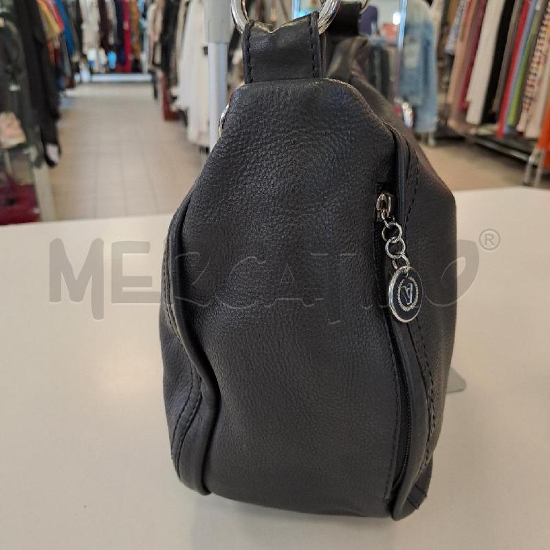 BORSA DONNA VALLEVERDE PELLE NERA | Mercatino dell'Usato Bologna 4