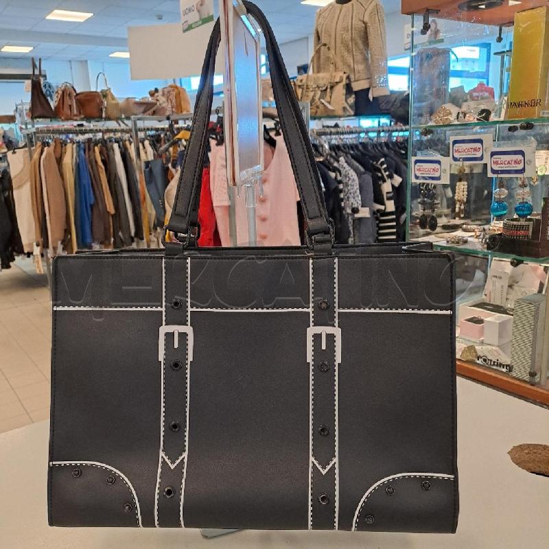 BORSA DONNA WHY NOT NERO PART BIANCO | Mercatino dell'Usato Bologna 2
