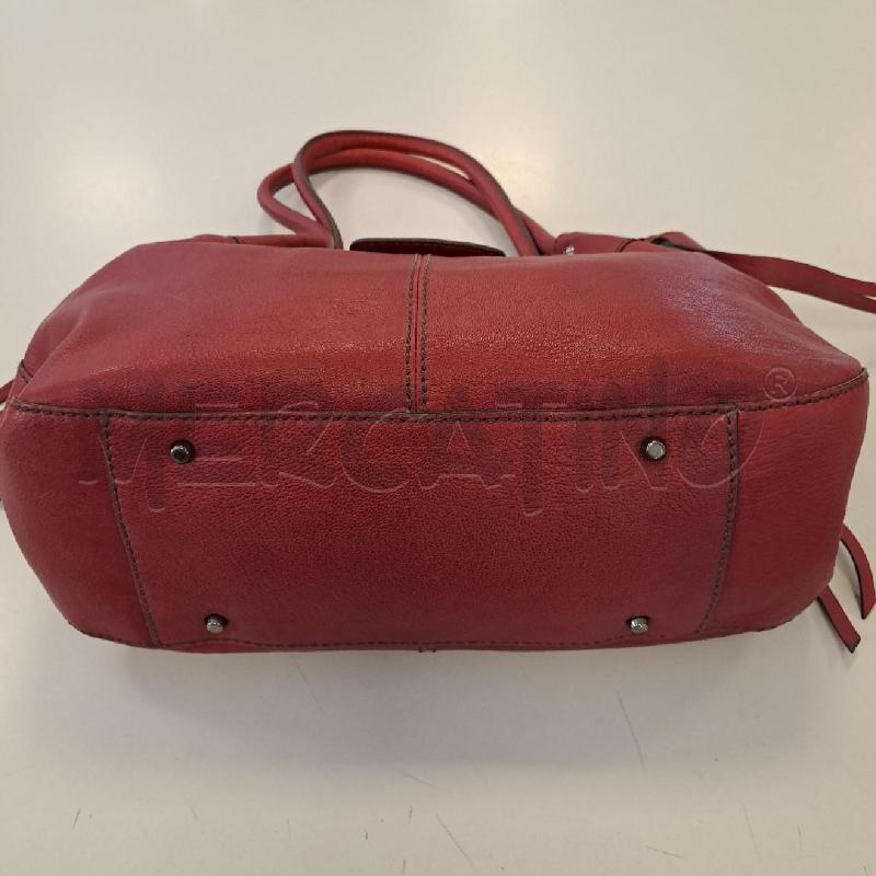 BORSA PELLE COCCINELLE PELLE ROSSA | Mercatino dell'Usato Bologna 3