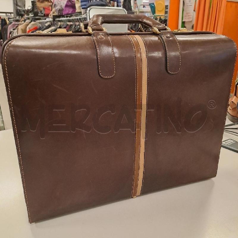 BORSA UOMO TESTONI CUOIO NOCCIOLA | Mercatino dell'Usato Bologna 2