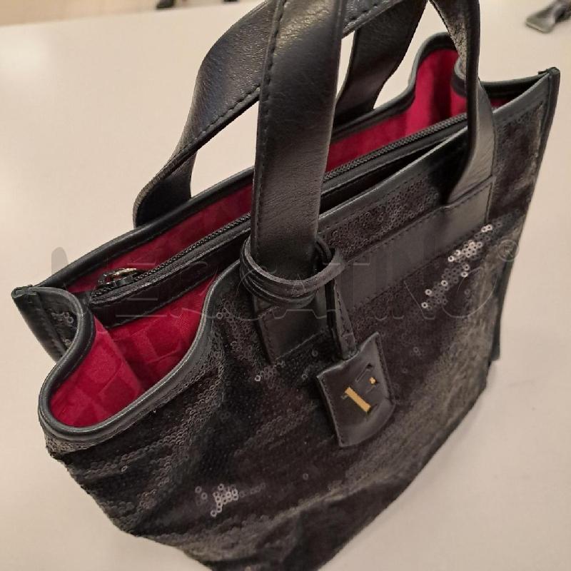 BORSETTA DONNA FURLA NERO PAILLETTE NERO OPACO | Mercatino dell'Usato Bologna 2