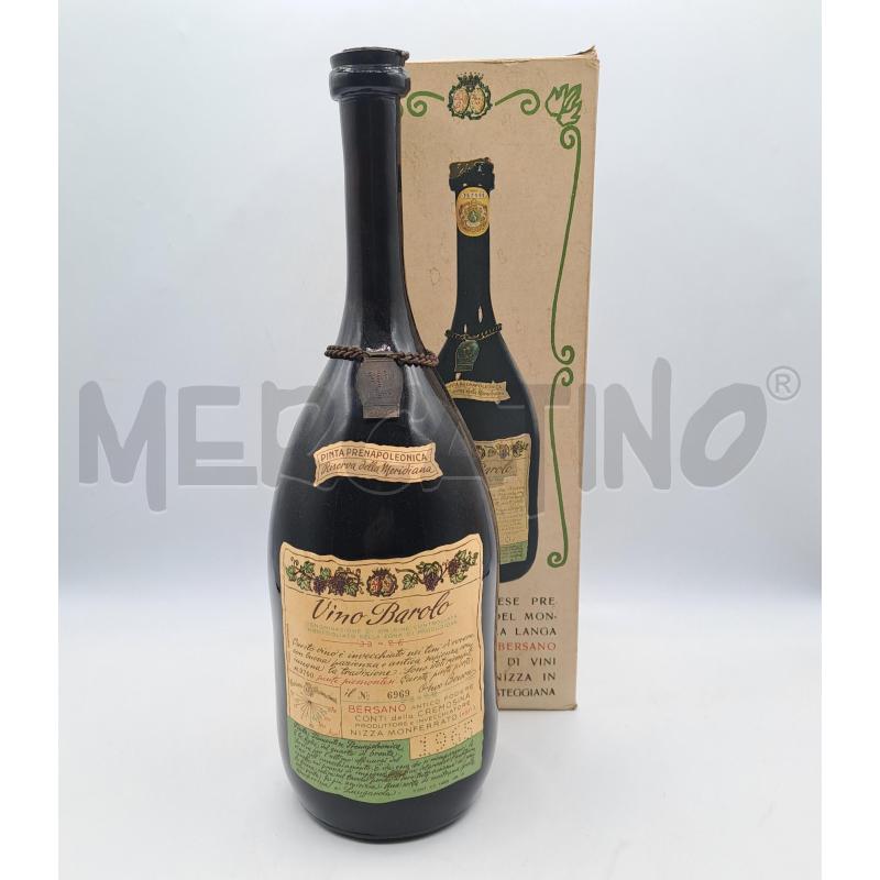 BOTTIGLIA BAROLO BERSANO 1965  PINTA PRENAPOLEONICA | Mercatino dell'Usato Bologna 1