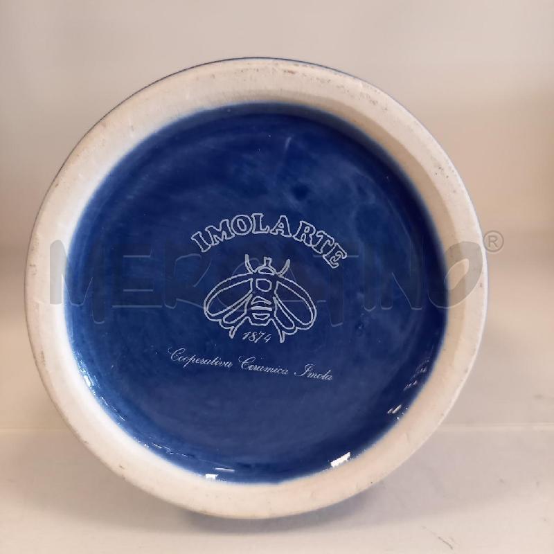 BOTTIGLIA IMOLARTE BLU DECORATA ORO | Mercatino dell'Usato Bologna 5