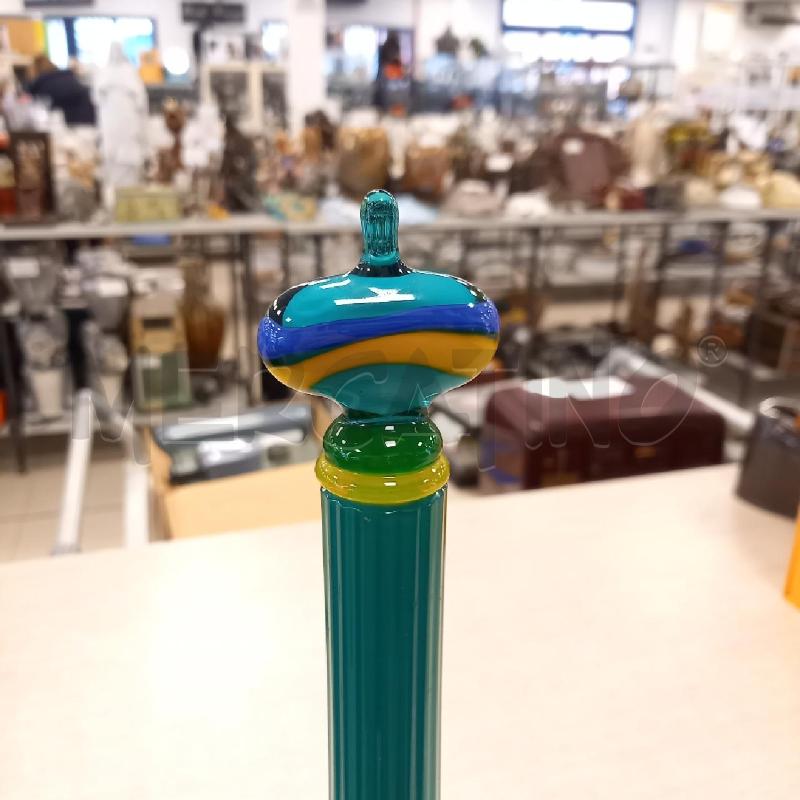 BOTTIGLIA VETRO MURANO VERDE | Mercatino dell'Usato Bologna 2