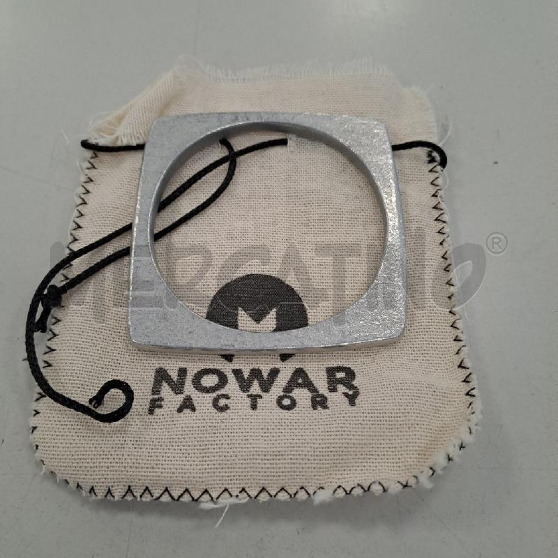 BRACCIALE NO WAR FACTORY ACCIAIO RICICLATO | Mercatino dell'Usato Bologna 1
