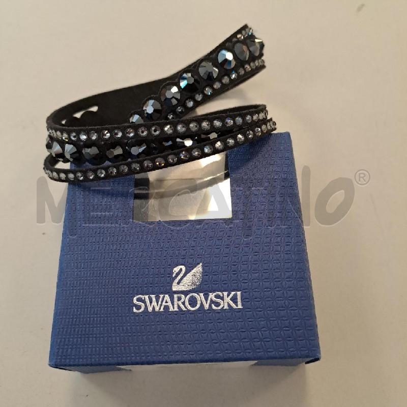 BRACCIALE SWAROVSKI NERO SLAKE DOT | Mercatino dell'Usato Bologna 2