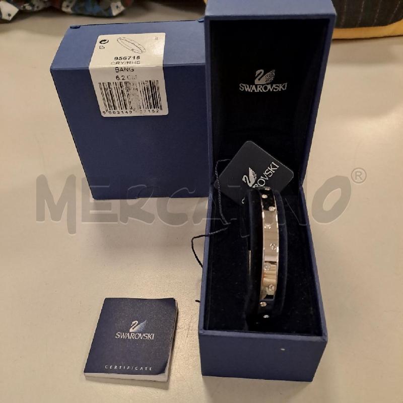BRACCIALE SWAROVSKI RIGIDO CRISTALLI BIANCHI | Mercatino dell'Usato Bologna 1