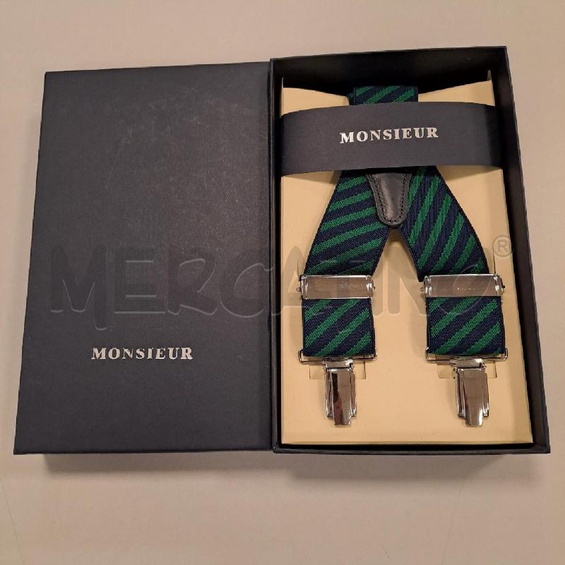 BRETELLE MONSIEUR BLU VERDE | Mercatino dell'Usato Bologna 1
