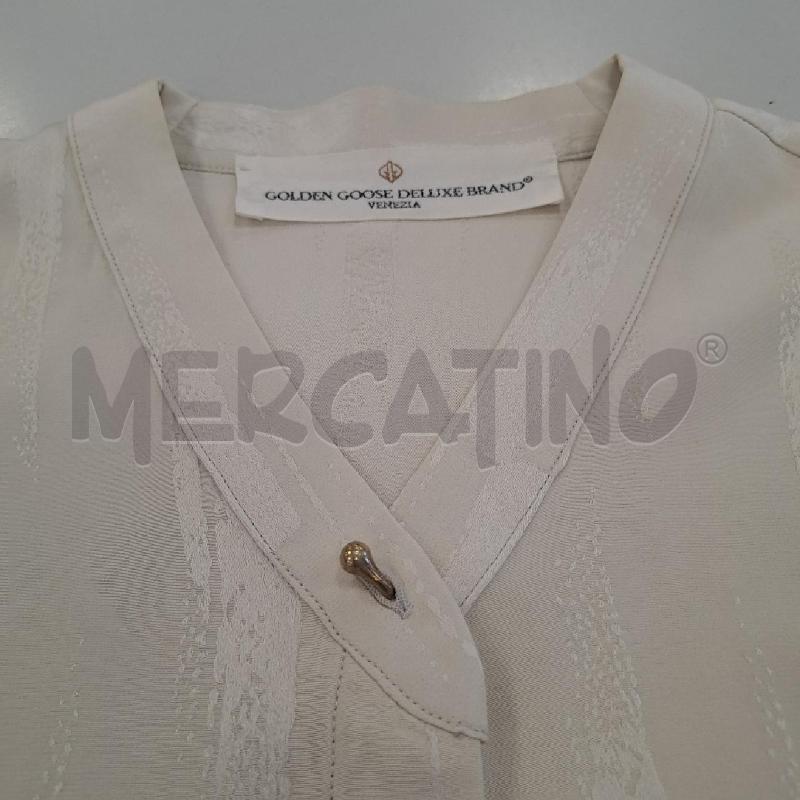 CAMICIA DONNA GOLDEN GOOSE BEIGE SETA | Mercatino dell'Usato Bologna 3