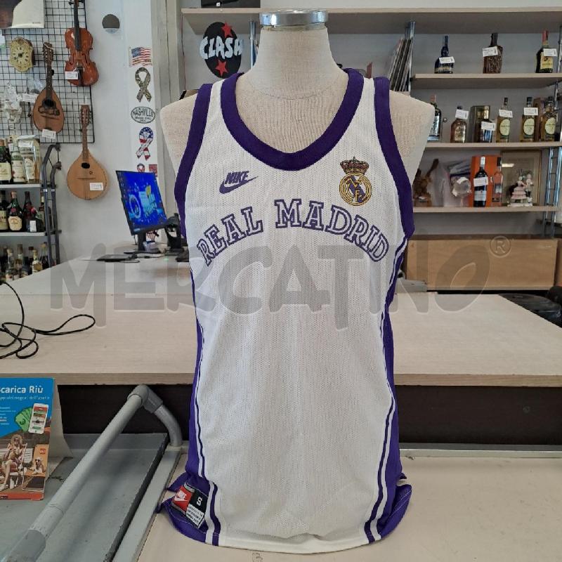 CANOTTA UOMO REAL MADRID NIKE BIANCA VIOLA | Mercatino dell'Usato Bologna 1