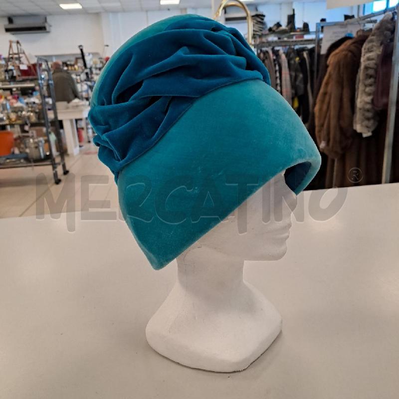 CAPPELLO DONNA CHRISTIAN DIOR TURCHESE  | Mercatino dell'Usato Bologna 1