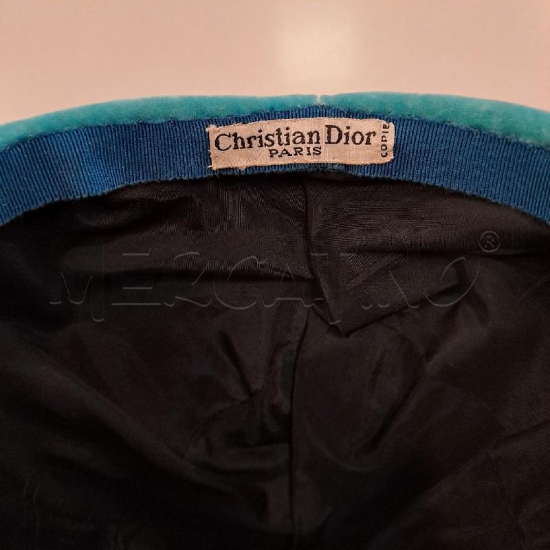 CAPPELLO DONNA CHRISTIAN DIOR TURCHESE  | Mercatino dell'Usato Bologna 3
