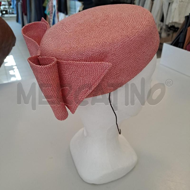 CAPPELLO DONNA MODISTERIA RIZZOLI ROSA PAGLIA | Mercatino dell'Usato Bologna 5